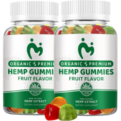 Paquete de 2 gomitas de cáñamo – para el dolor, el sueño, la relajación de la ansiedad