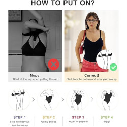 SHAPERX - Body tipo faja moldeadora para mujer