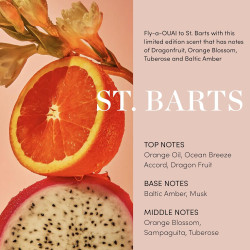 OUAI Limpiador corporal, St. Barts - Gel de baño espumoso con aceite de jojoba y aceite de rosa mosqueta para hidratar