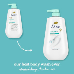 Dove gel de baño, Sensitive Skin, 34 oz