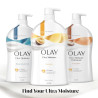 Olay Gel de baño para mujer, ultra hidratante, hidratante y refrescante las 24 horas