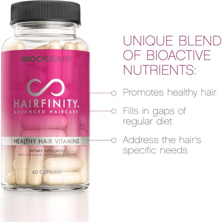 Vitaminas saludables para el cabello Brock Beauty Hairfinity