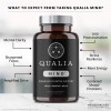 Qualia Mind Nootrópics | Suplemento cerebral superior para memoria, enfoque, energía mental y concentración con Ginkgo biloba,