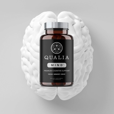 Qualia Mind Nootrópics | Suplemento cerebral superior para memoria, enfoque, energía mental y concentración con Ginkgo biloba,