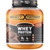 Body Fortress Proteína de suero en polvo súper avanzada, chocolate, apoyo inmunológico (1), vitaminas C y D más zinc, 3.9