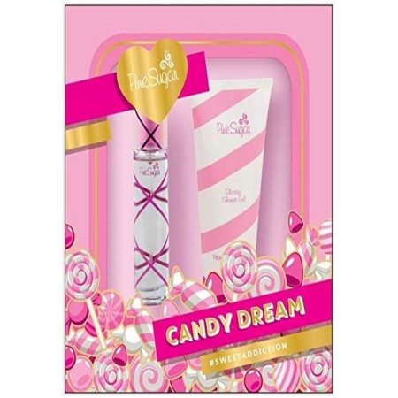 Pink Sugar Eau de Toilette Spray Perfume for Women, Floral + Fruity, Notes of Raspberry, Cotton Candy, Vanilla, Sweet & Sensual,