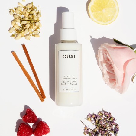 OUAI Acondicionador sin enjuague – Spray protector de calor multitarea para el cabello – Prime Hair para el estilo, suaviza la