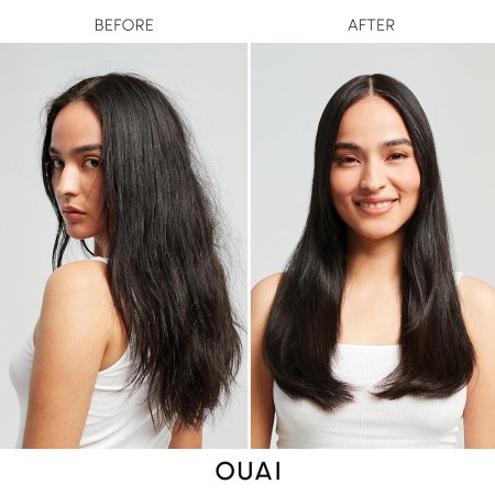 OUAI Acondicionador sin enjuague – Spray protector de calor multitarea para el cabello – Prime Hair para el estilo, suaviza la